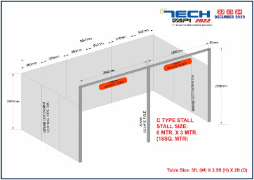 6 MTR. X 3 MTR. (18SQ. MTR)